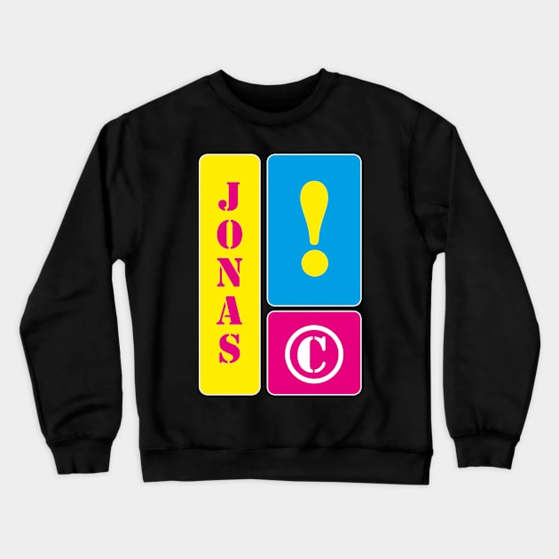 My name is Jonas Crewneck Sweatshirt by mallybeau mauswohn